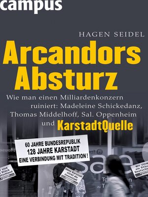 cover image of Arcandors Absturz